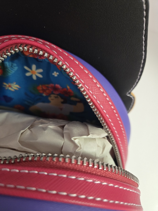 Loungefly Disney Encanto Luisa Mini Backpack - Purple, Light Pink & Hot Pink Bow main image 5